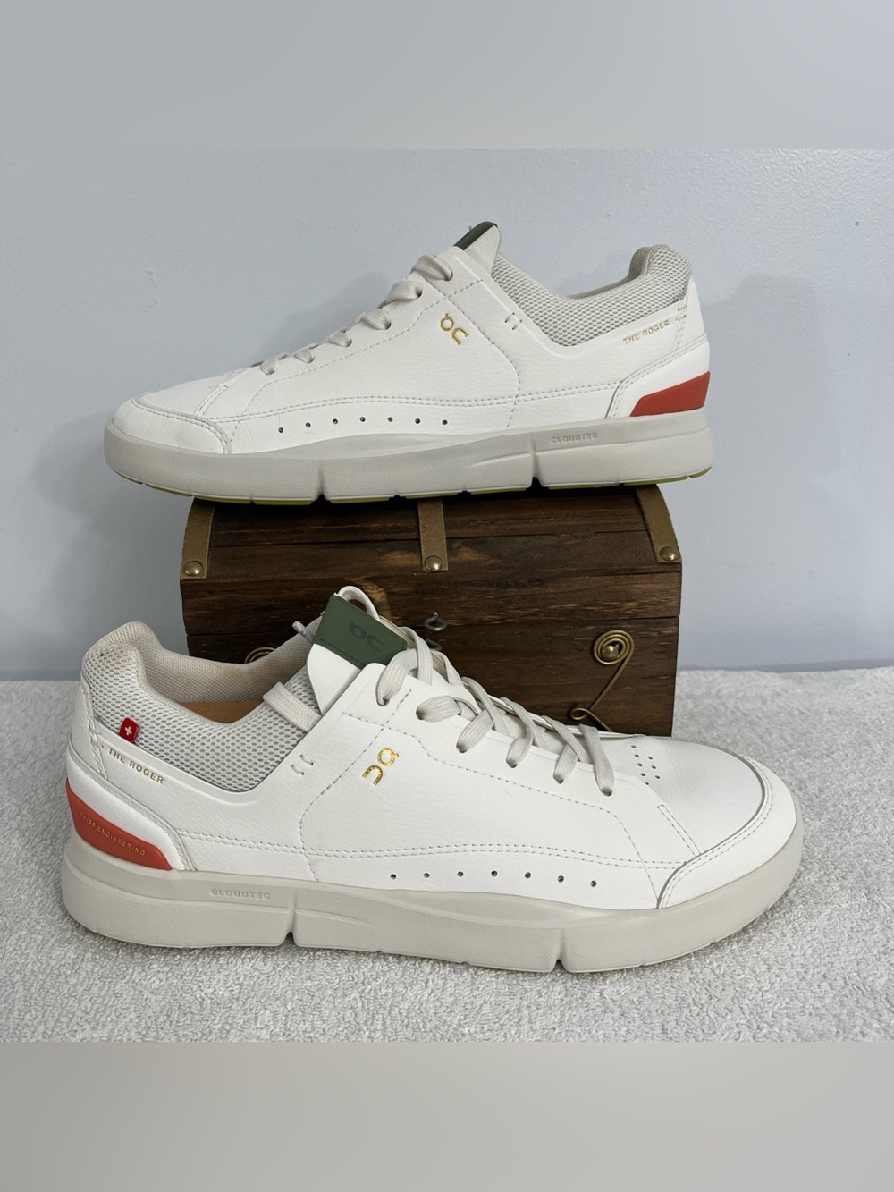 On The Roger Centre Court Lace Up Sneakers Women’s Size 10 Tennis Shoes Comfort